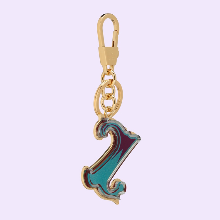 727998.JCFUG.8555.009.100.0000.Light Letter Z Plexiglas keychain